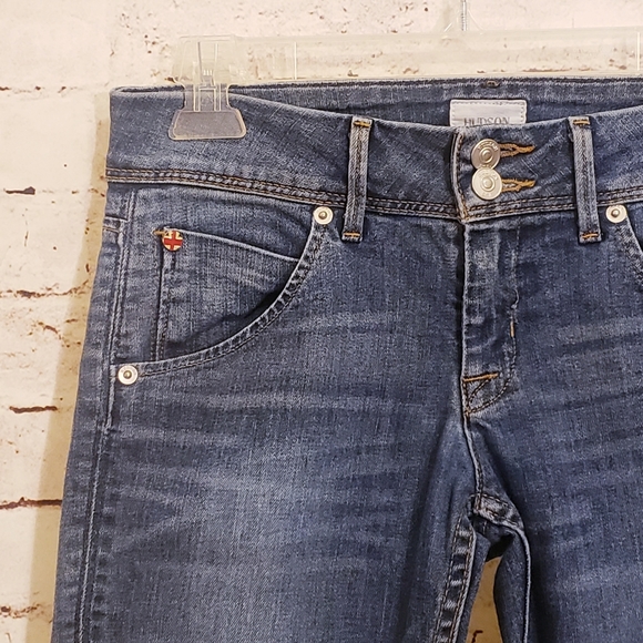 Hudson Collin Flap Skinny Jean Medium Wash Size 25 - Picture 10 of 10